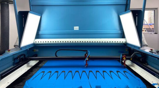 découpe laser textile