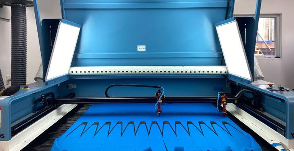 découpe laser textile